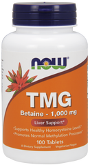 Фотография - Тріметілгліцін TMG Now Foods 1000 мг 100 таблеток
