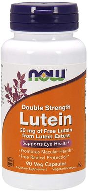 Фотография - Лютеїн Lutein Now Foods 20 мг 90 капсул