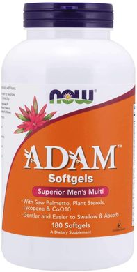 Фотография - Витамины для мужчин Adam Men's Multi Now Foods 90 капсул