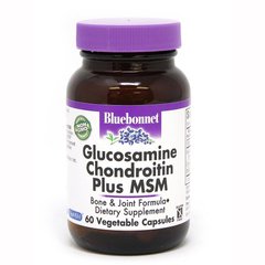 Фотография - Глюкозамін хондроітин МСМ Glucosamine Chondroitin MSM Bluebonnet Nutrition 60 капсул