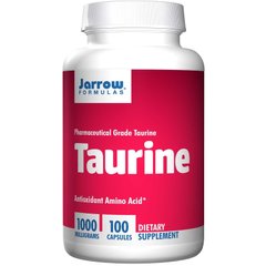 Таурин Taurine Jarrow Formulas 1000 мг 100 капсул