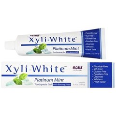 Фотография - Зубная паста-гель з м'ятою та харчовою содою Xyliwhite Toothpaste Gel Now Foods 181 г