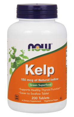 Фотография - Ламінарія Kelp Now Foods 150 мкг 200 таблеток