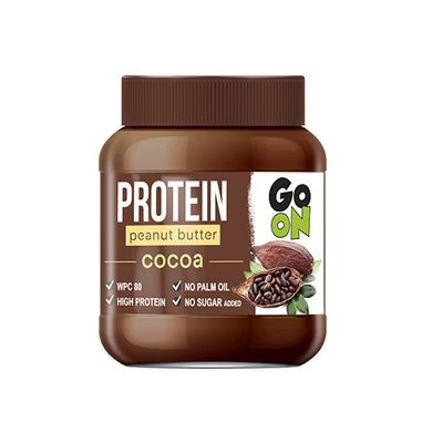 Фотография - Протеиновая арахисовая паста Protein Peanut butter GoOn Nutrition какао 350 г