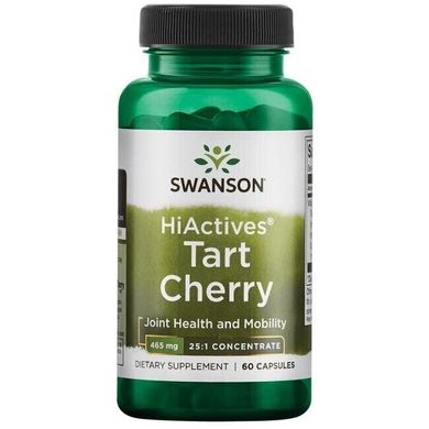 Экстракт вишни Hiactives Tart Cherry Swanson 465 мг 60 капсул