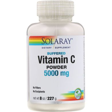 Фотография - Вітамін C Buffered Vitamin C Powder Solaray 5000 мг 227 г