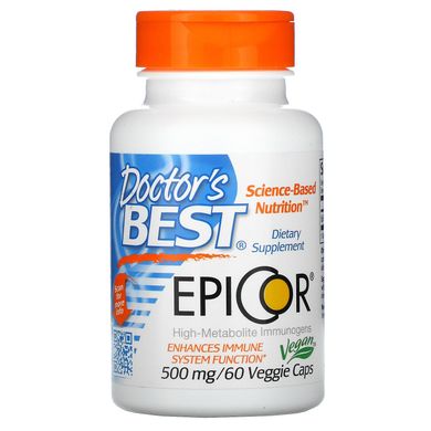 Фотография - Захист імунітету Epicor Doctor's Best 500 мг 60 капсул