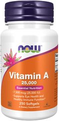Фотография - Вітамін А Vitamin A Now Foods 25000 МО 250 капсул