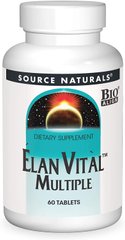 Фотография - Мультивитамины Elan Vital Multiple Source Naturals 60 таблеток