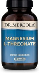 Магній L-треонат Magnesium L-Threonate Dr. Mercola 90 капсул