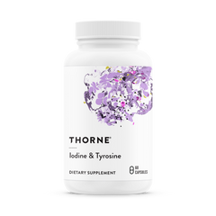 Фотография - Харчування щитовидної залози йод і тирозин Iodine & Tyrosine Thorne Research 60 капсул