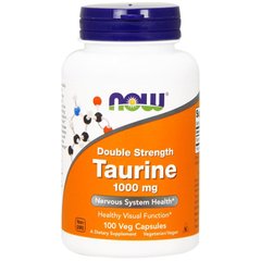 Таурин Taurine Now Foods 1000 мг 100 капсул