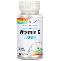 Фотография - Вітамін C Time Release Vitamin C Solaray 500 мг 100 капсул