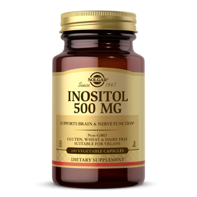 Вітамін В8 Інозитол Inositol Solgar 500 мг 100 капсул