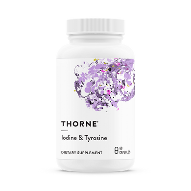 Фотография - Харчування щитовидної залози йод і тирозин Iodine & Tyrosine Thorne Research 60 капсул