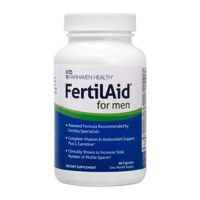 Фотография - Репродуктивне здоров'я чоловіків FertilAid for men Fairhaven Health 90 капсул