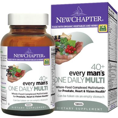 Фотография - Витамины для мужчин 40+ Every Man's One Daily Multi New Chapter 24 таблетки