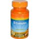Комплекс витаминов В плюс рисовые отруби B Complex Thompson 60 таблеток