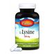 Лізин L-Lysine Carlson Labs 500 мг 100 капсул