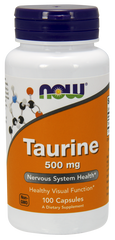Таурин Taurine Now Foods 500 мг 100 капсул