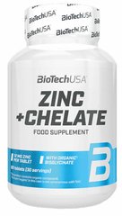 Цинк хелат Zinc+Chelate BioTech USA 60 таблеток