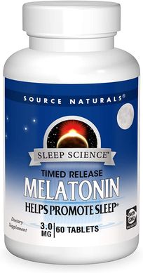Фотография - Мелатонін швидкої дії Melatonin Source Naturals 3 мг 120 таблеток