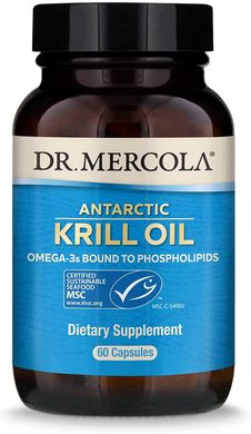 Фотография - Масло криля арктического Antarctic Krill Oil Dr. Mercola 60 капсул