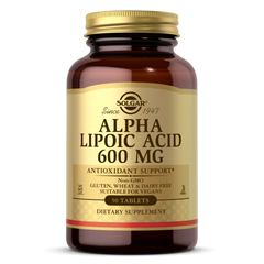 Альфа-ліпоєва кислота Alpha Lipoic Acid Solgar 600 мг 50 таблеток
