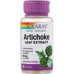 Артишок Artichoke Leaf Extract Solaray 300 мг 60 капсул