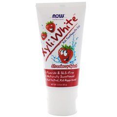 Фотография - Детский зубной гель XyliWhite Kids Toothpaste Gel Strawberry Splash Now Foods клубника 85 г