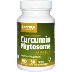 Куркумін Curcumin Phytosome Jarrow Formulas 500 мг 60 капсул