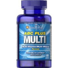 Фотография - Мультивитамины ABC Plus Multivitamin and Multi-Mineral Formula Puritan's Pride 100 каплет