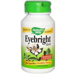 Очанка Eyebright Nature's Way 430 мг 100 капсул