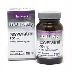 Ресвератрол Resveratrol Beautiful Ally Bluebonnet Nutrition 250 мг 60 капсул