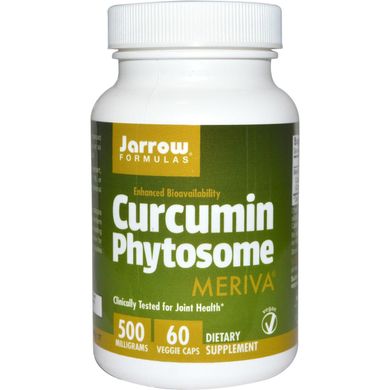 Куркумин Curcumin Phytosome Jarrow Formulas 500 мг 60 капсул