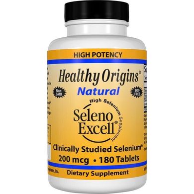 Селен Seleno Excell Healthy Origins 200 мкг 180 таблеток