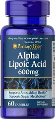 Альфа-ліпоєва кислота Alpha Lipoic Acid Puritan's Pride 600 мг 60 капсул