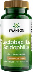 Ацидофильные лактобактерии Acidophilus Swanson 100 капсул