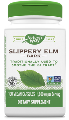 Фотография - Слизький в'яз Slippery Elm Bark Nature's Way 400 мг 100 капсул