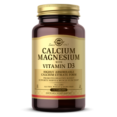 Кальцій і магній з вітаміном D3 Calcium Magnesium D3 Solgar 150 таблеток
