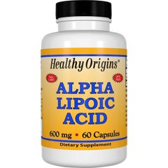 Альфа-ліпоєва кислота Alpha Lipoic Acid Healthy Origins 600 мг 60 капсул