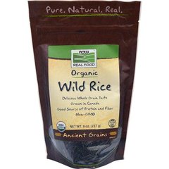 Фотография - Дикий рис Wild Rice Now Foods Real Food органик 227 г