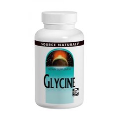 Фотография - Глицин Glycine Source Naturals 500 мг 200 капсул