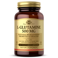 Глютамін L-Glutamine Solgar 500 мг 100 капсул