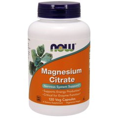 Цитрат магнію Magnesium Citrate Now Foods 120 капсул