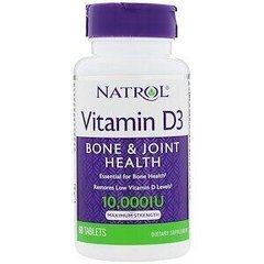 Фотография - Витамин D3 Vitamin D3 Natrol 10000 МЕ 60 таблеток