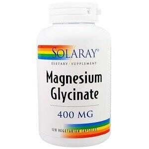 Магний глицинат Magnesium Glycinate Solaray 400 мг 120 капсул