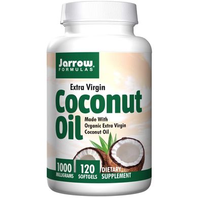 Фотография - Кокосовое масло Coconut Oil Jarrow Formulas 1000 мг 120 капсул