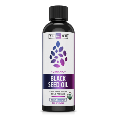 Фотография - Масло чорного кмину Black Seed Oil Zhou Nutrition 240 мл