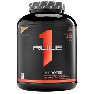 Фотография - Протеин R1 Protein Rule One печенье сливки 2.27 кг